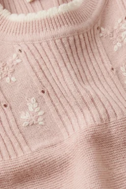 Abbie Knitted Top - Sweetpea Marle Abbie Flower