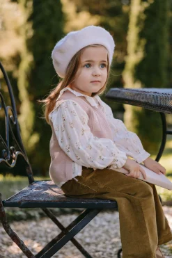 Abbie Knitted Top - Sweetpea Marle Abbie Flower