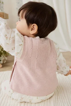 Abbie Knitted Top - Sweetpea Marle Abbie Flower