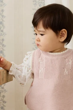 Abbie Knitted Top - Sweetpea Marle Abbie Flower