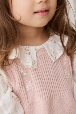 Abbie Knitted Top - Sweetpea Marle Abbie Flower