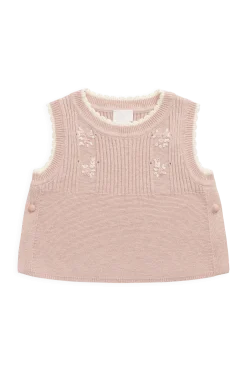 Abbie Knitted Top - Sweetpea Marle Abbie Flower