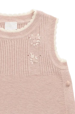 Abbie Knitted Top - Sweetpea Marle Abbie Flower