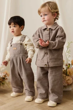 Abel Pant - Mini Pinstripe Cassava / Iroko