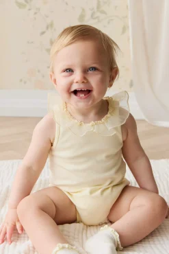 Adalyn Playsuit - Lemon