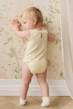 Adalyn Playsuit - Lemon