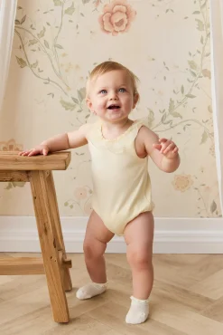 Adalyn Playsuit - Lemon