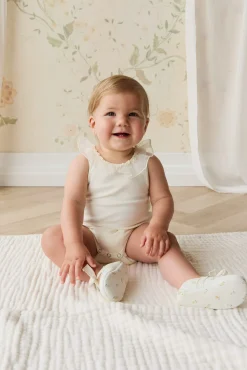 Adalyn Playsuit - Parchment