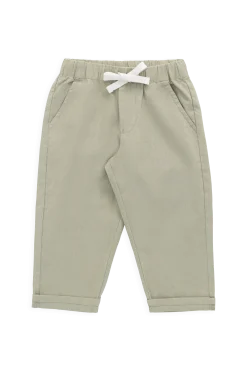 Ali Linen/Cotton Pant - Lichen
