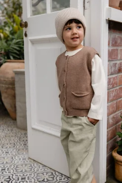 Ali Linen/Cotton Pant - Lichen