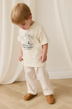 Ali Linen/Cotton Pant-Natural