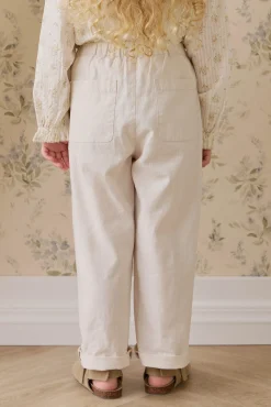 Ali Linen/Cotton Pant-Natural