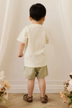 Ali Linen/Cotton Short - Lichen