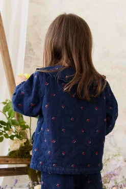 Amandine Jacket - Cerise Denim