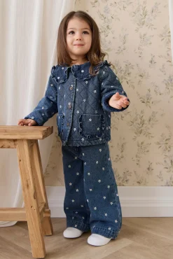 Amandine Pant-Josie Floral Denim