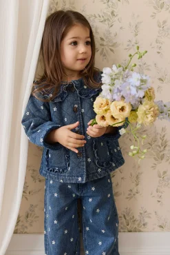 Amandine Pant-Josie Floral Denim