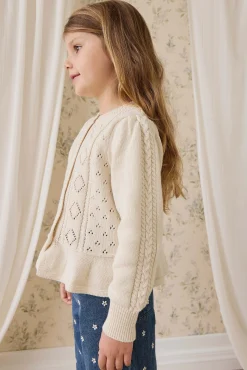 Annabelle Cardigan-Vanilla