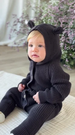Bear Cardigan - Matcha