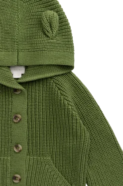 Bear Cardigan - Matcha