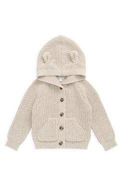 Bear Cardigan - Vanilla