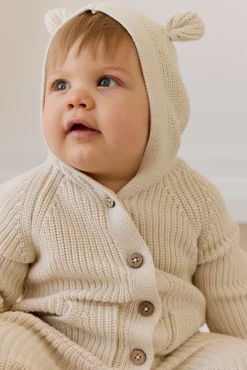 Bear Knit Onepiece - Vanilla