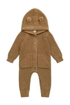 Bear Onepiece - Tawny Brown