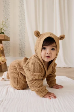 Bear Onepiece - Tawny Brown