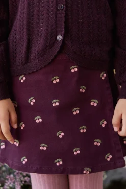 Beatrice Skirt - Cherry Fig