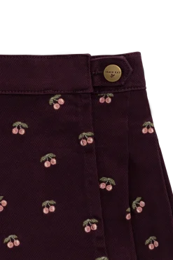 Beatrice Skirt - Cherry Fig