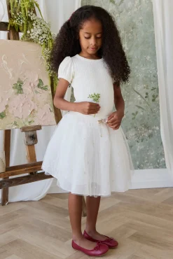 Bellamy Skirt - Parchment Ballerina Butterfiles