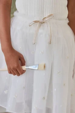 Bellamy Skirt - Parchment Ballerina Butterfiles