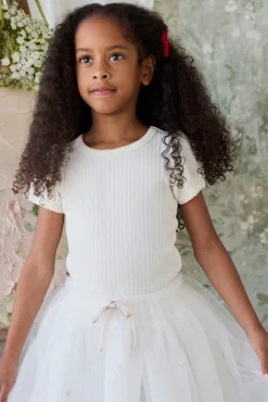 Bellamy Skirt - Parchment Ballerina Butterfiles