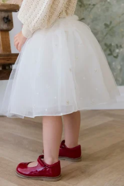 Bellamy Skirt - Parchment Ballerina Butterfiles