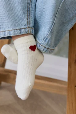 Bellamy Sock - Bellamy Heart Urban Red