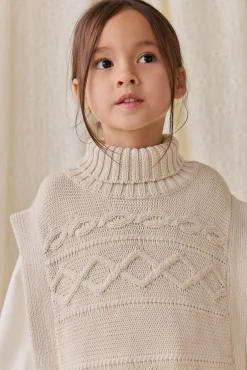 Bianca Poncho - Vanilla