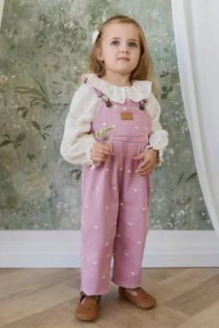 Blair Overall - Petite Heart Orchid