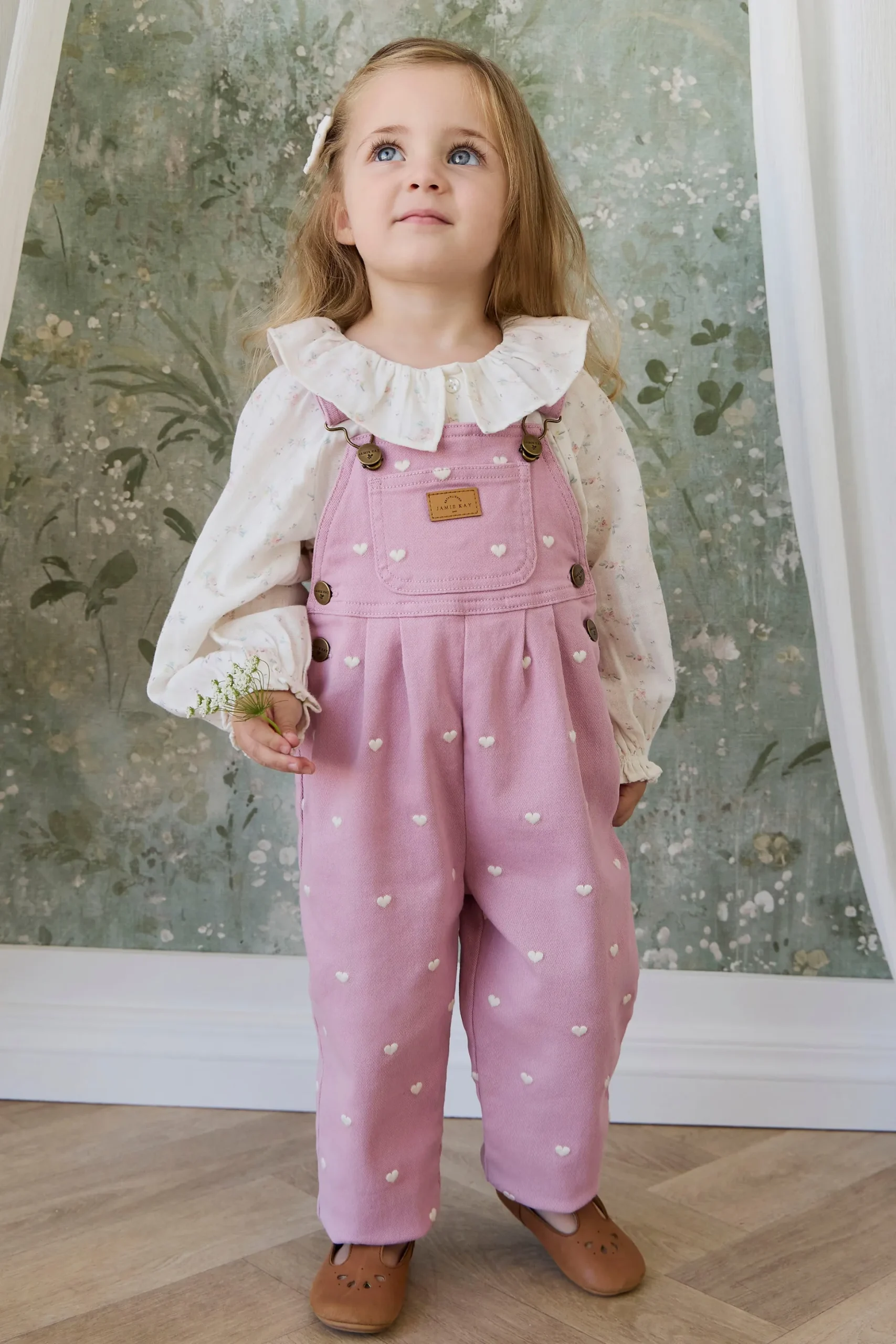 Blair Overall - Petite Heart Orchid
