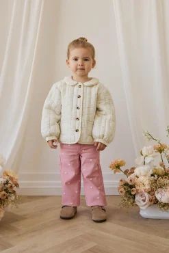 Blair Pant - Petite Heart Rose