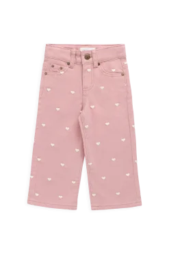 Blair Pant - Petite Heart Rose