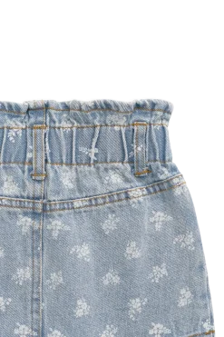 Brielle Skirt - Tully Floral Denim