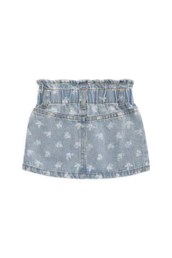 Brielle Skirt - Tully Floral Denim