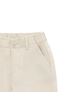 Brighton Linen/Cotton Short - Cassava