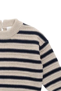 Byron Jumper-Byron Stripe Oat / Eclipse