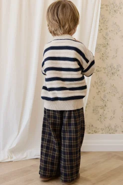 Byron Jumper-Byron Stripe Oat / Eclipse