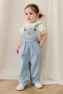 Cecil Overall - Holiday Stripe