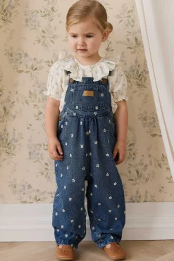 Cecil Overall-Josie Floral Denim