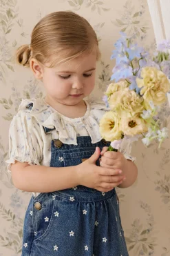 Cecil Overall-Josie Floral Denim