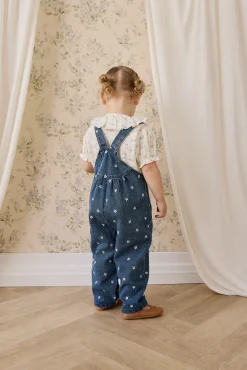 Cecil Overall-Josie Floral Denim