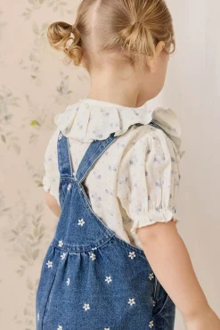 Cecil Overall-Josie Floral Denim