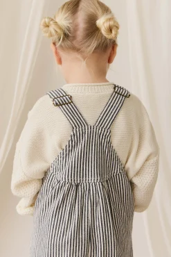 Cecil Overall-Sailor Stripe Eclipse / Cloud